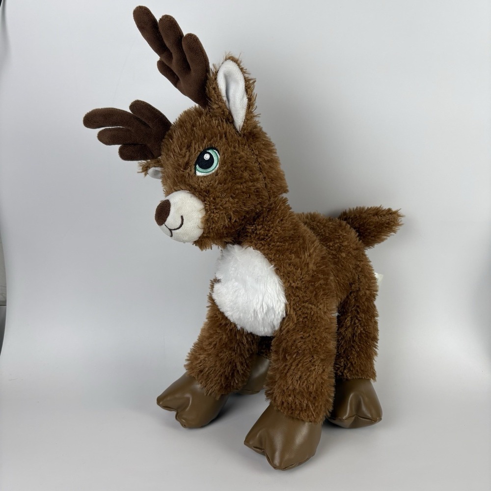 Build-A-Bear Santa Reindeer Plush Stuffed Animal Christmas BABW Toy Deer